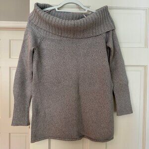 Rebecca Minkoff Grey Off the Shoulder Sweater